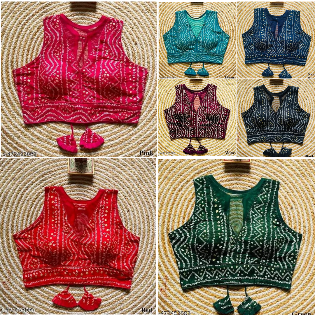 BADHANI SLEEVLESS BLOUSE