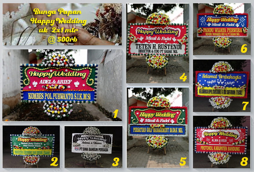 Bunga papan wedding 500k_0