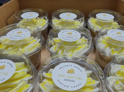 Lemon Velvet Cake Dessert cup