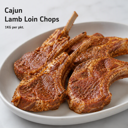 Cajun Lamb Loin Chops