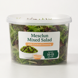 Mesclun Mixed Salad with Cocktail Dressing