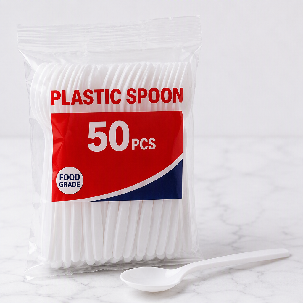 Plastic Spoon 50pcs