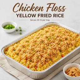 Chicken Floss Yellow Fried Rice