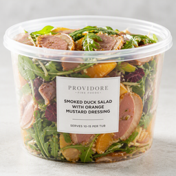 Smoked Duck Salad with Orange Mustard Dressing