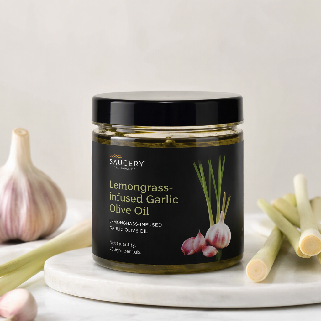 Lemongrass-infused Garlic Olive Oil