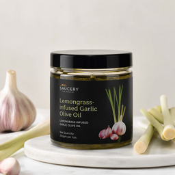 Lemongrass-infused Garlic Olive Oil