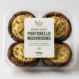 Herbed Cheese Portobello Mushrooms