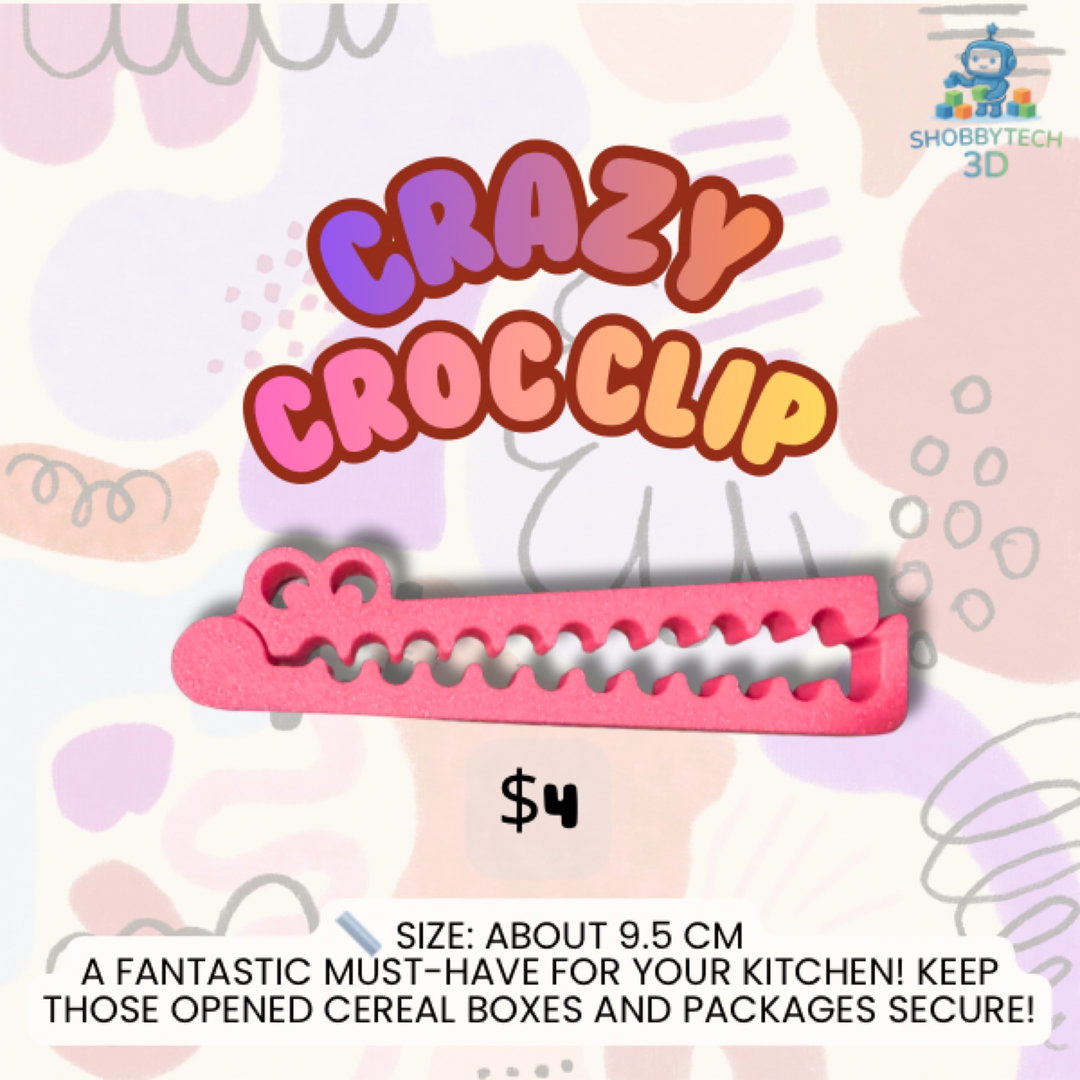 The Crazy Crocodile Clip