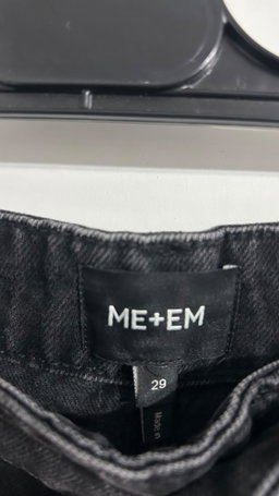 ME+EM Black Patch Pocket Engineered Jeans