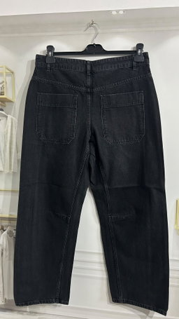 ME+EM Black Patch Pocket Engineered Jeans