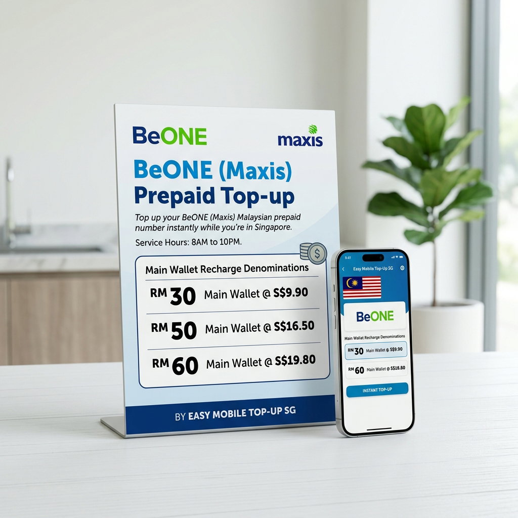 BeONE (Maxis) Prepaid Top-up