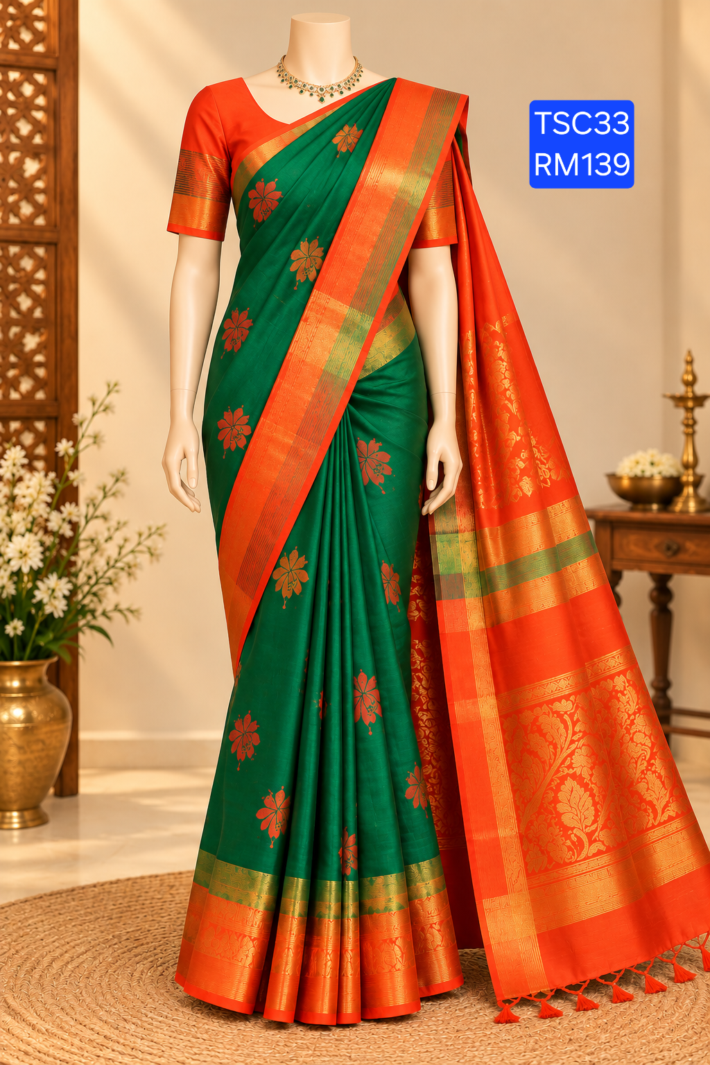 Silk Cotton Saree