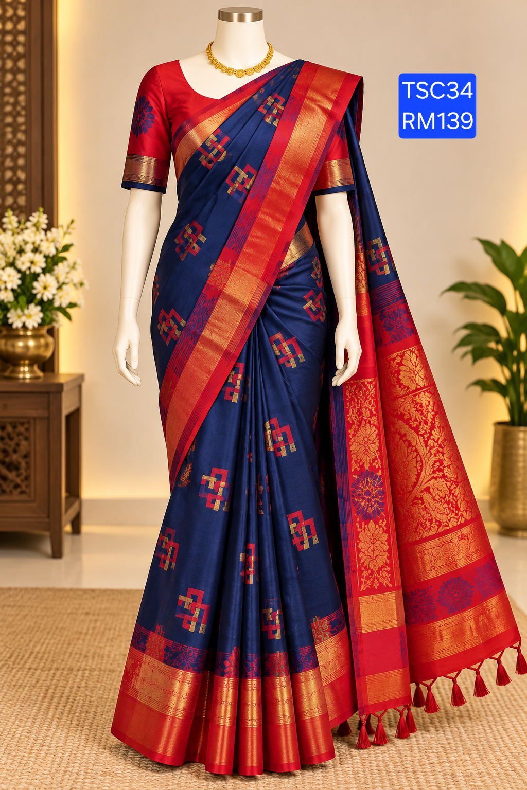 Silk cotton saree