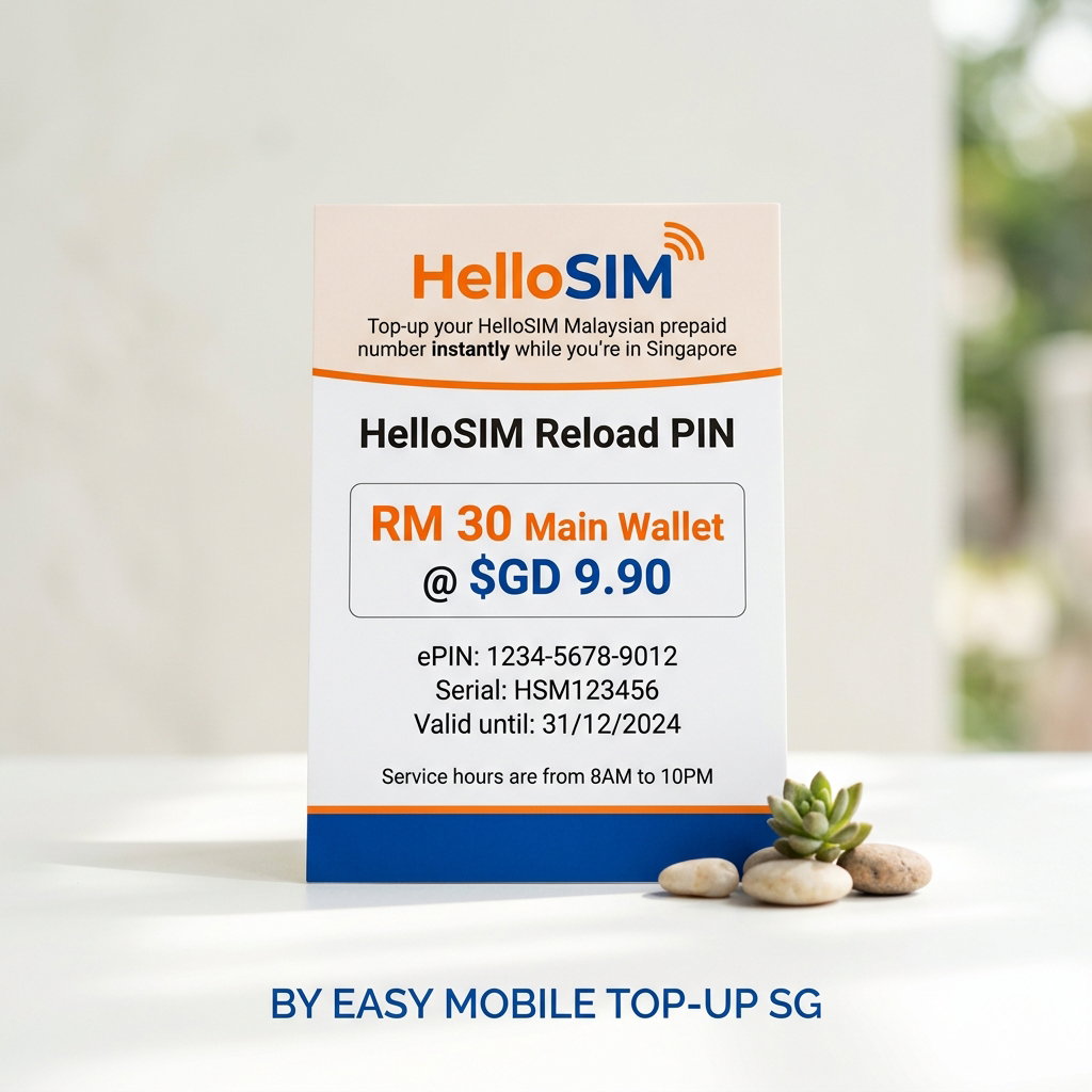 HelloSIM Reload PIN