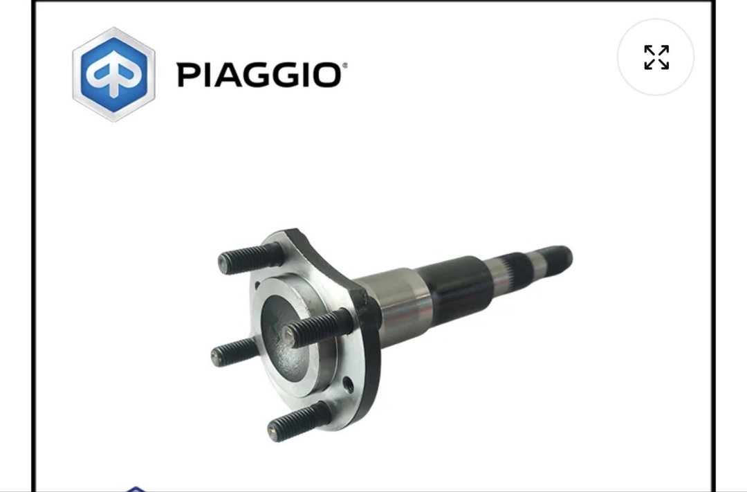 eje trasero piaggio