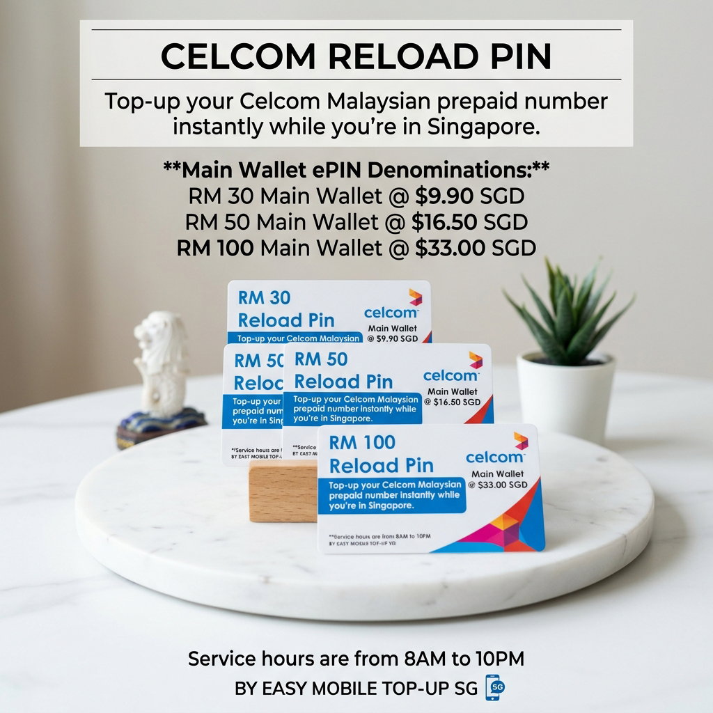 Celcom Reload PIN