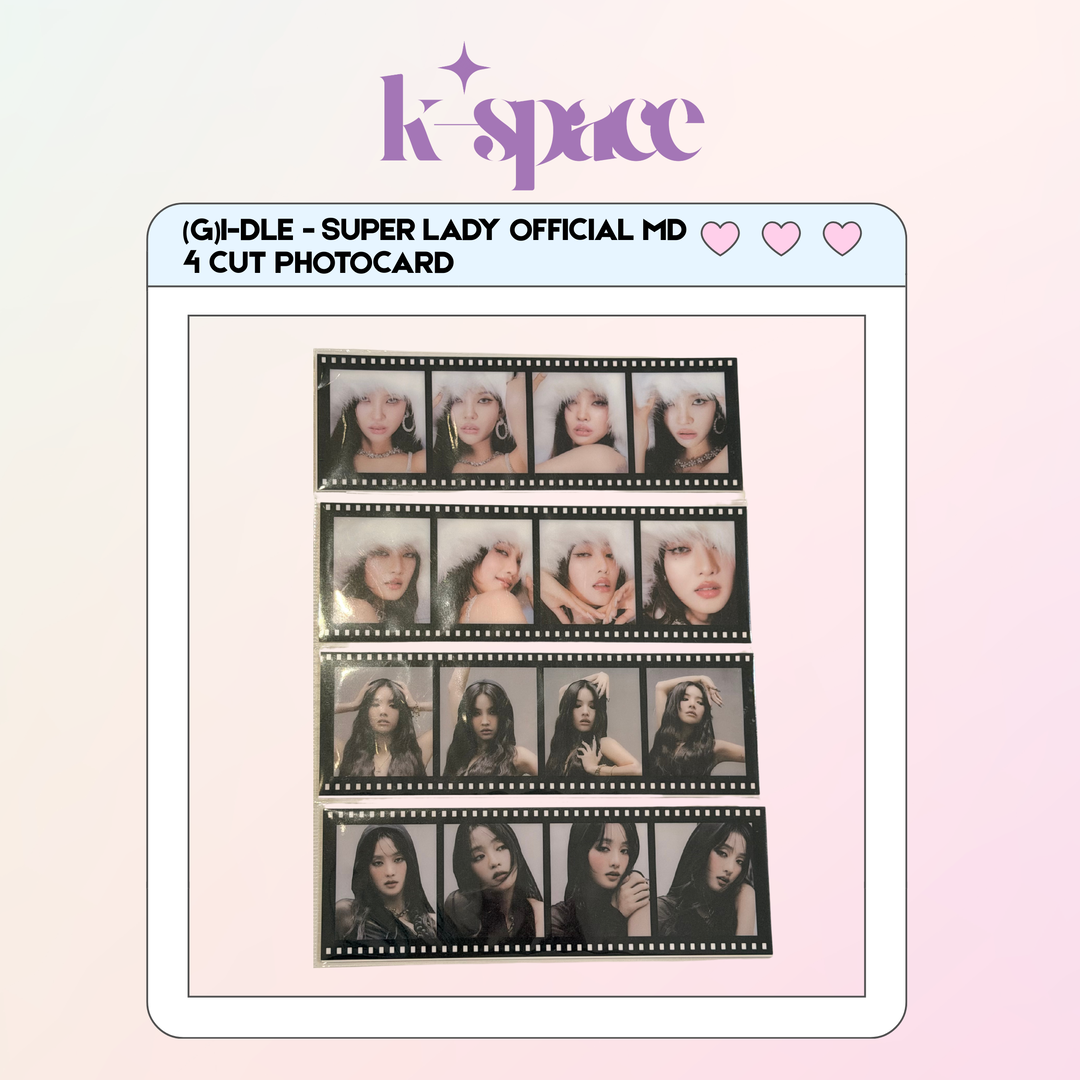 (G)I-DLE - SUPER LADY OFFICIAL MD 4 CUT PHOTOCARD