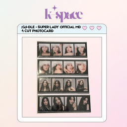 (G)I-DLE - SUPER LADY OFFICIAL MD 4 CUT PHOTOCARD