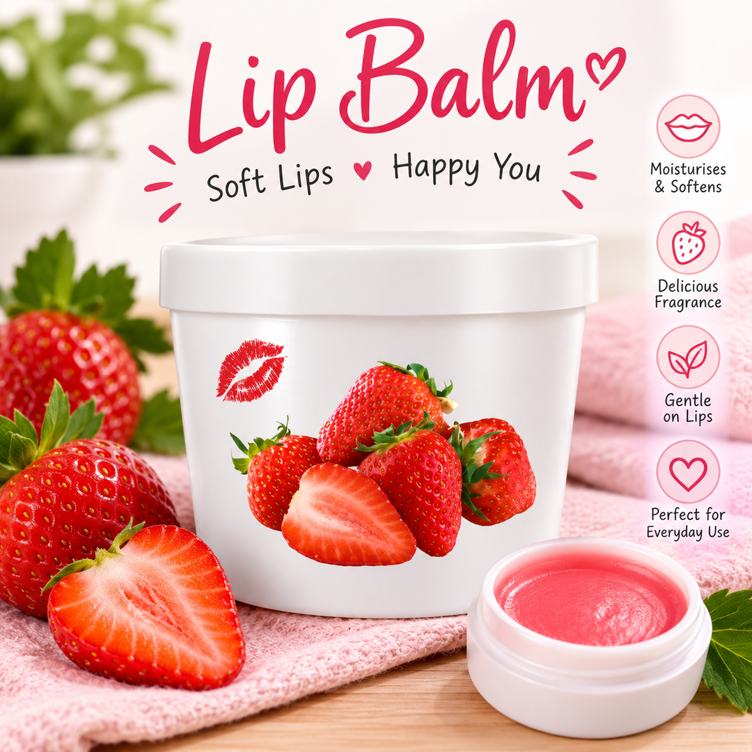 Lip Balm Base – 500ml (Pre-coloured & fragranced)