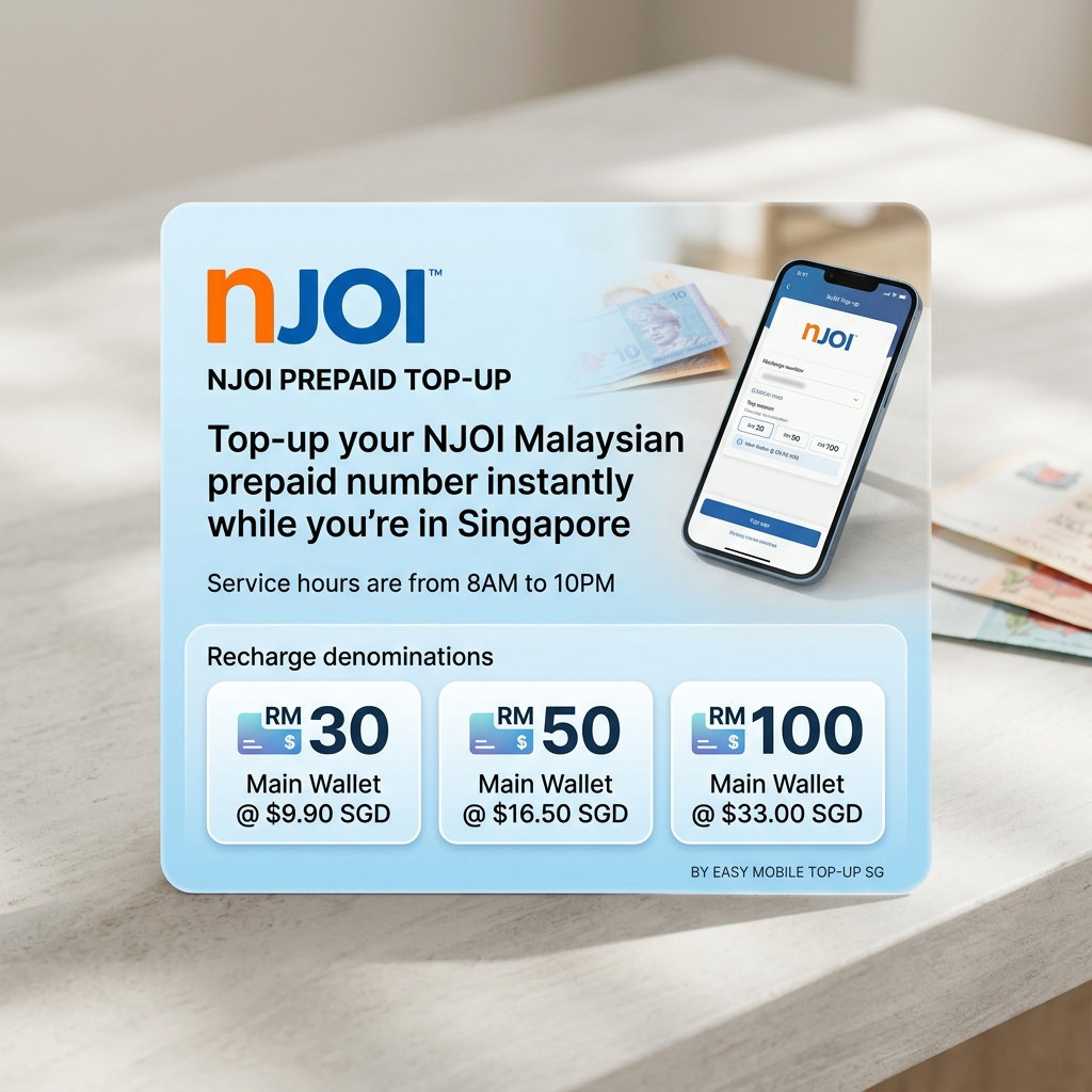 NJOI Prepaid Top-up