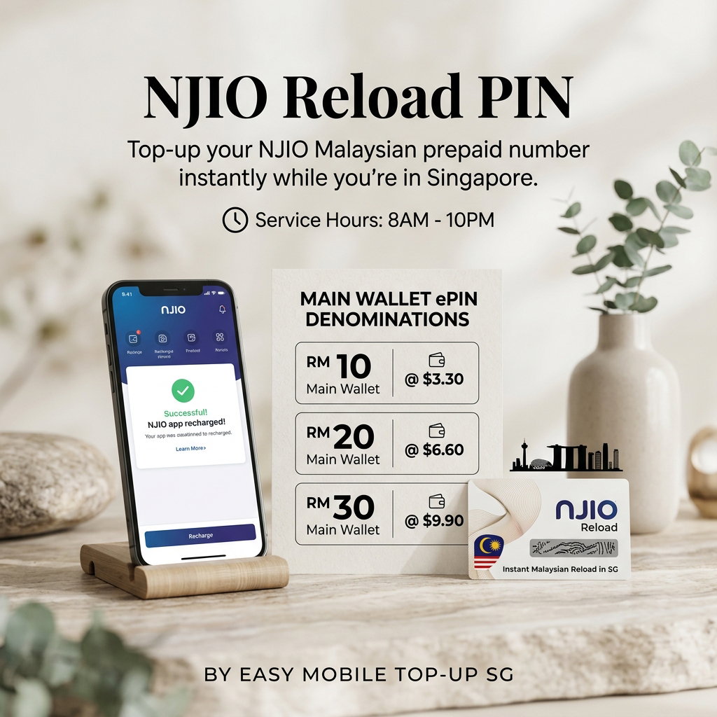 NJIO Reload PIN