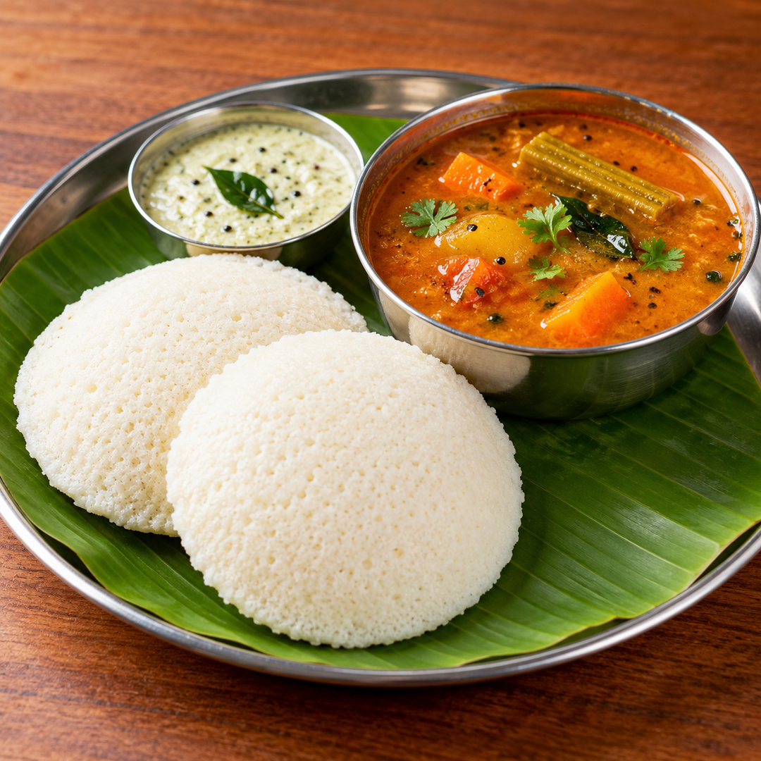 Idli Sambar(4 piece)