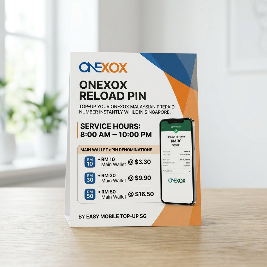 ONEXOX Reload PIN