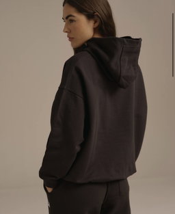 Adanola Oversized Hoodie - Coffee Bean