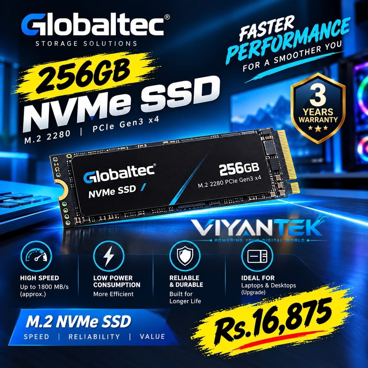 GLOBALTEC 256GB NVMe SSD_0