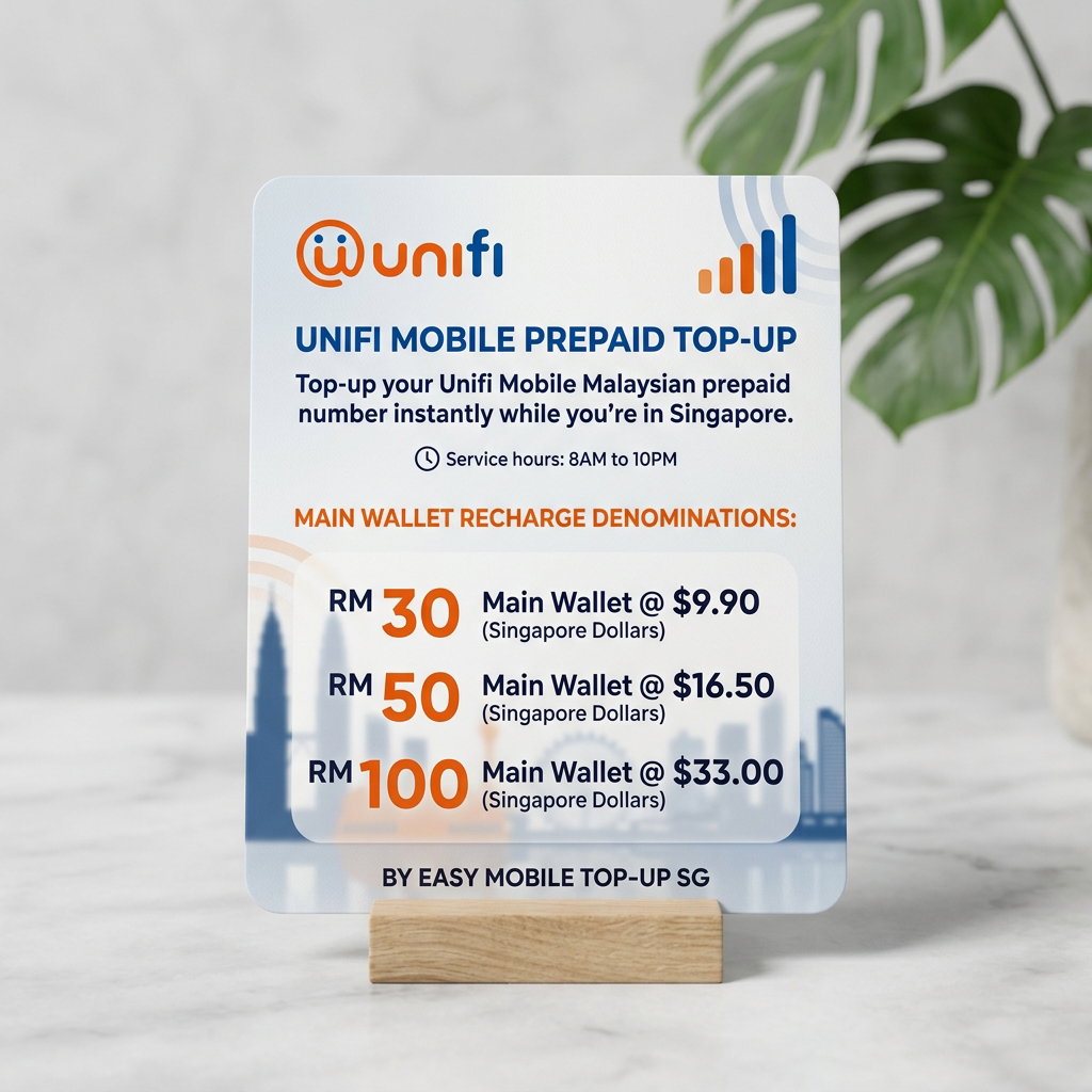 Unifi Mobile Prepaid Top-up