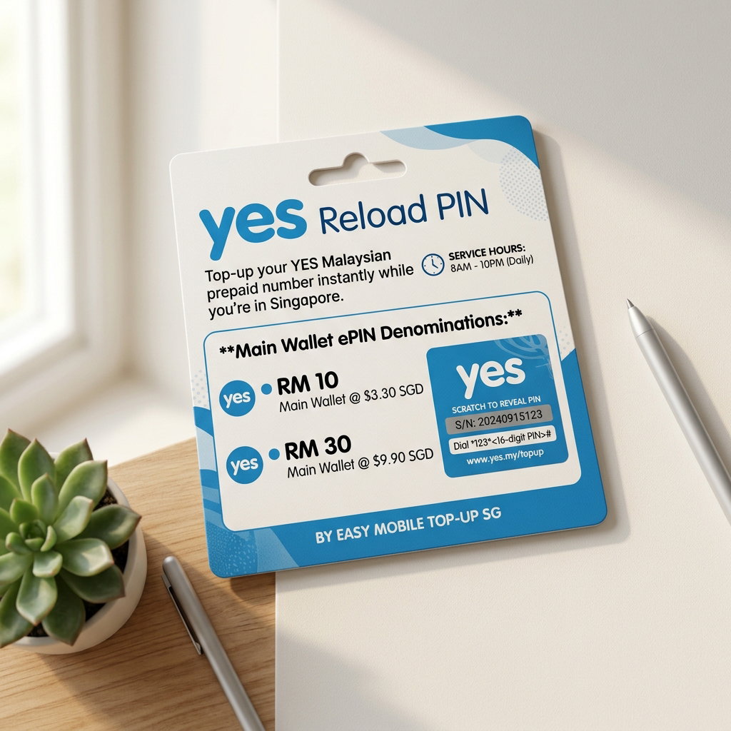 YES Reload PIN