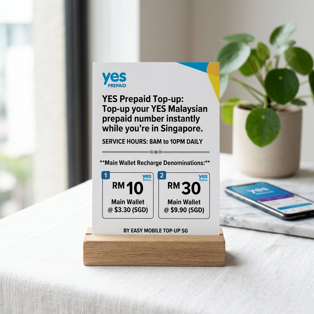 YES Prepaid Top-up