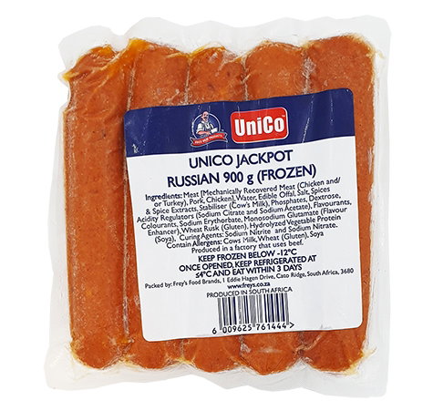UNICO JACKPOT RUSSIANS 900G <<< Econo Foods >>>