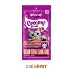 Whiskas Creamy Treats 4 pcs – Lickable Cat Treats (5 Flavours)