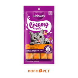 Whiskas Creamy Treats 4 pcs – Lickable Cat Treats (5 Flavours)