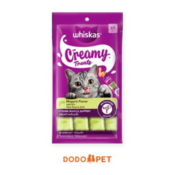 Whiskas Creamy Treats 4 pcs – Lickable Cat Treats (5 Flavours)