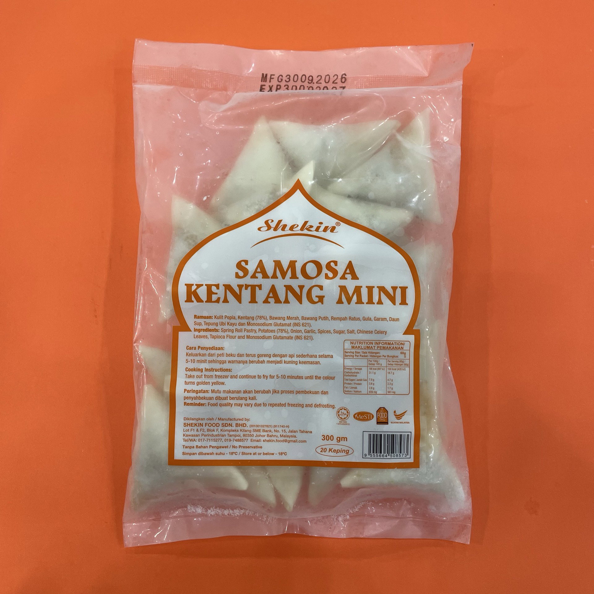 Samosa Mini Kentang 20pcs_0