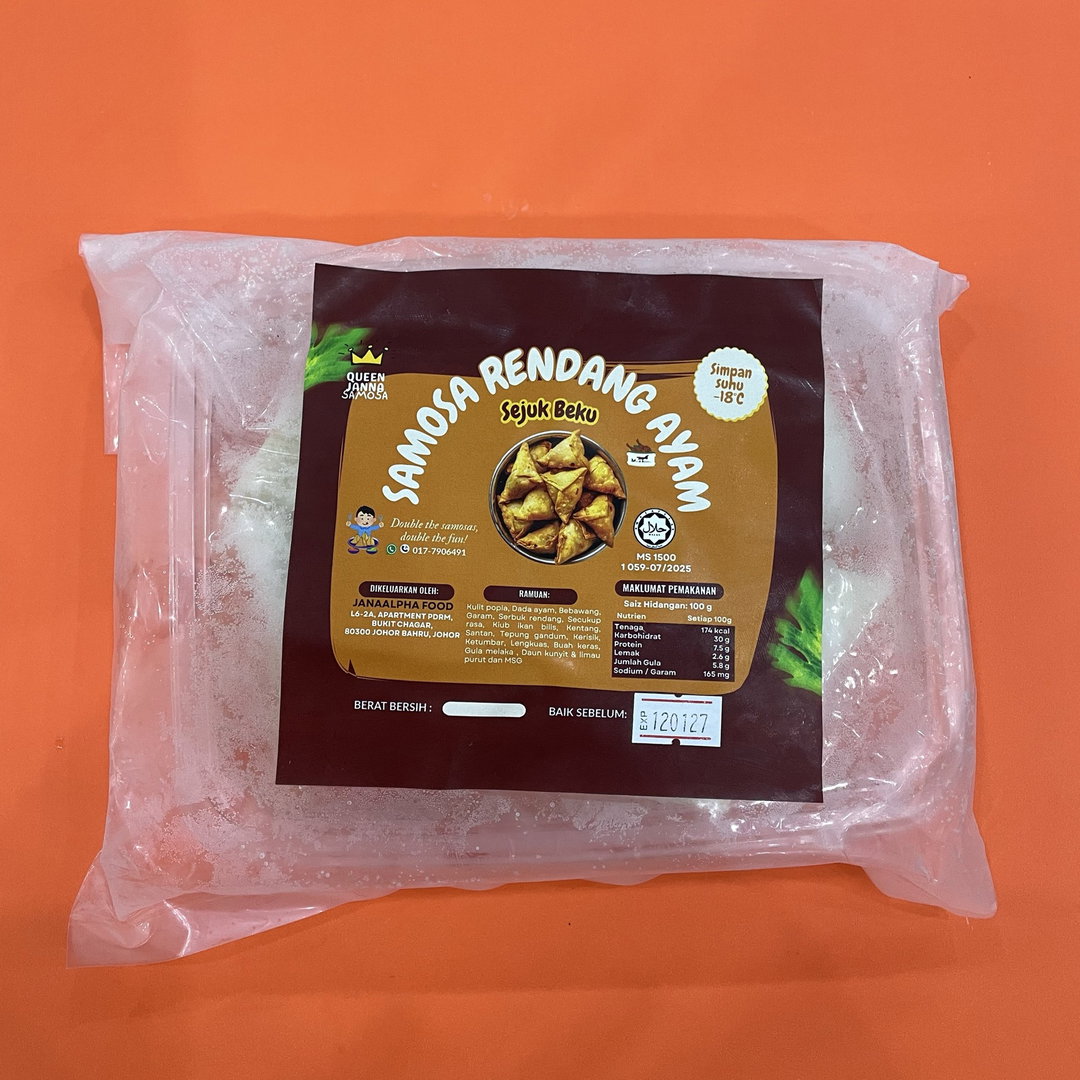 Samosa Rendang Ayam