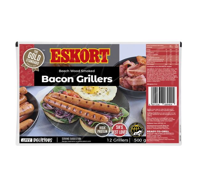 ESKORT BACON GRILLER 500G Code: EBG-U <<< Econo Foods >>>