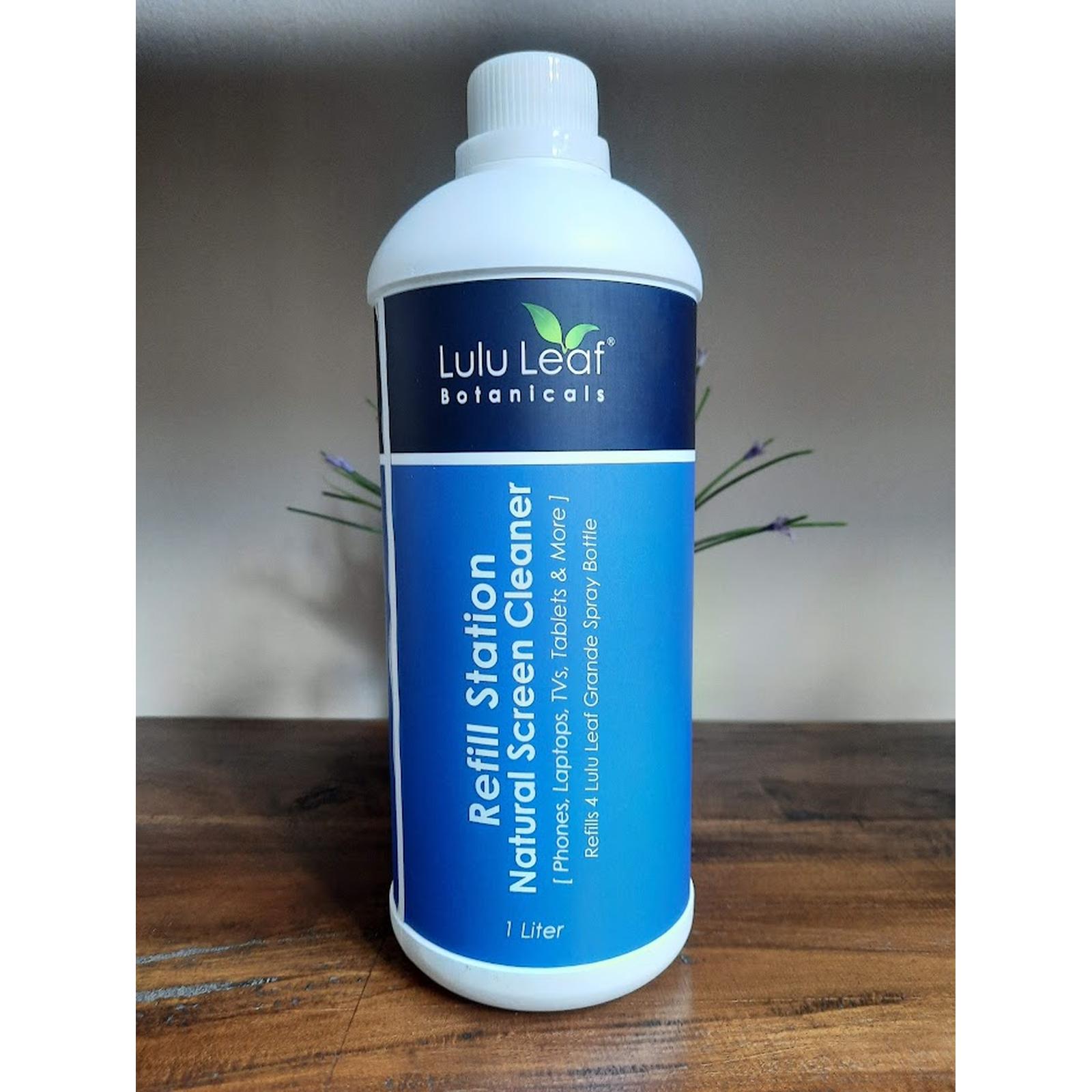 Lulu Leaf Screen Cleaner 240 ml + Micro Fiber Cloth + 1 Liter Refill_0