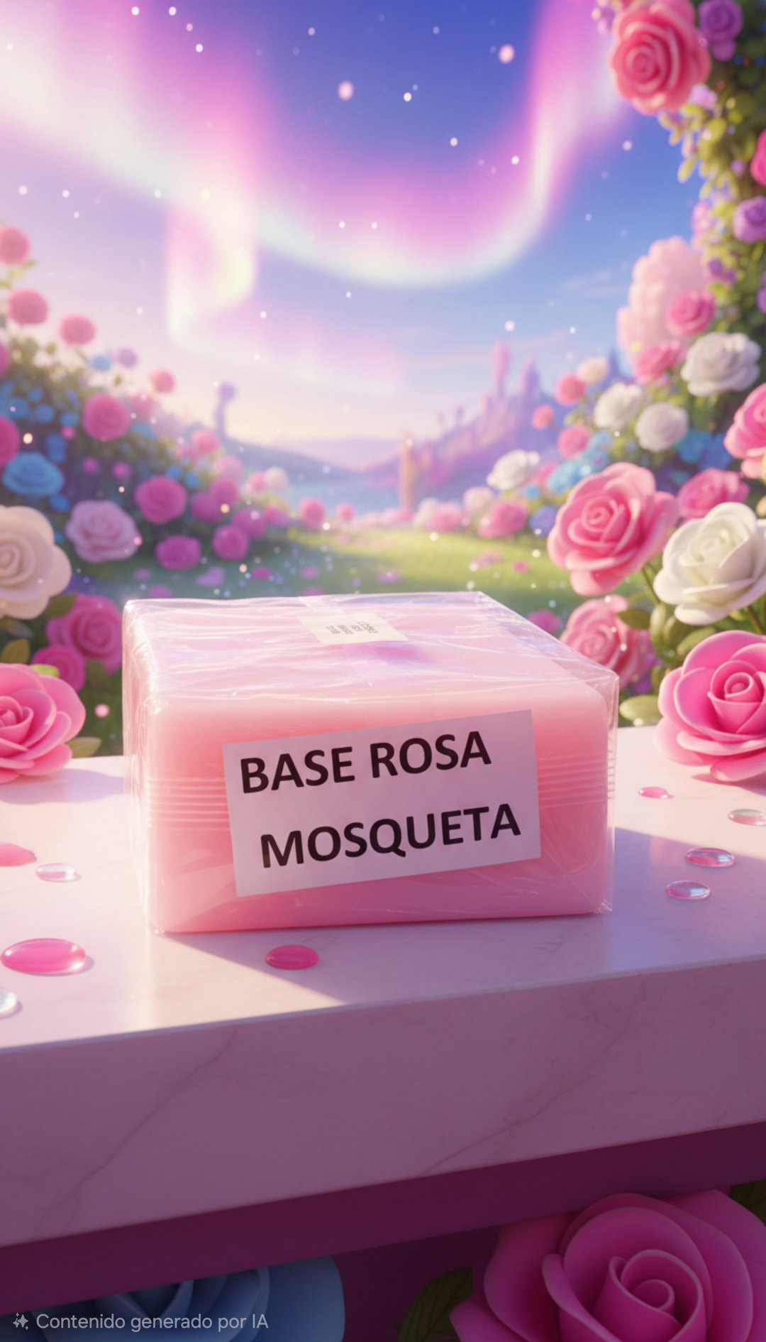 Base de glicerina de Rosa mosqueta