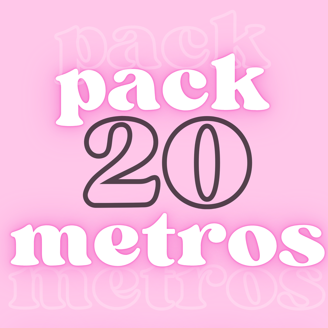 PACK 20 METROS - ETIQUETAS TEXTILES ALGODÓN Y/O RASO- 🩷COMBINA COMO QUIERAS🩷