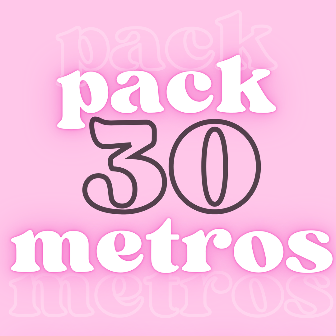 PACK 30 METROS - ETIQUETAS TEXTILES ALGODÓN Y/O RASO- 🩷COMBINA COMO QUIERAS🩷 