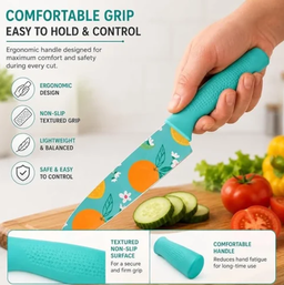3 Piece Kitchen Knife Set