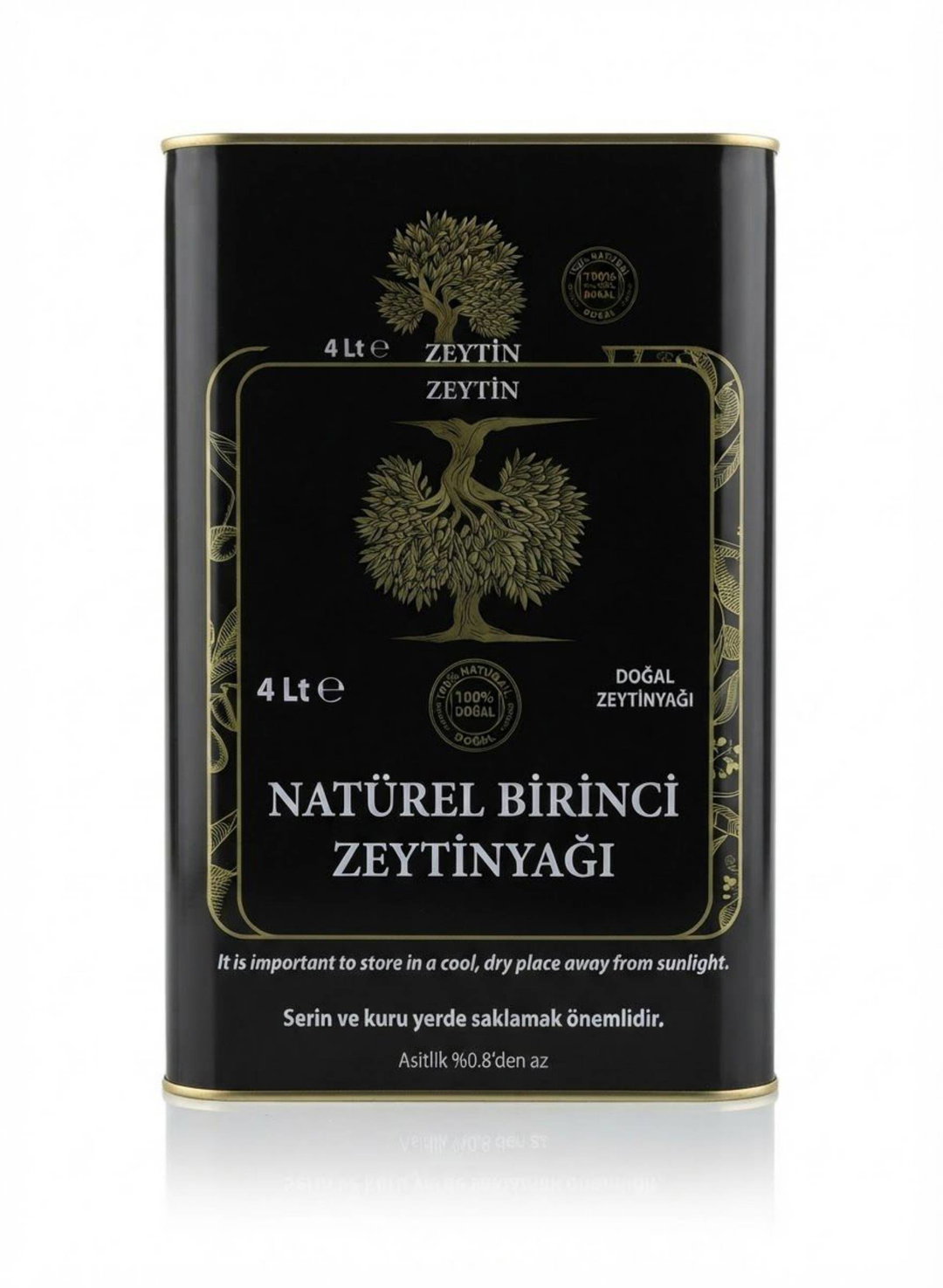 Natürel Birinci Zeytinyağı - 4 Lt