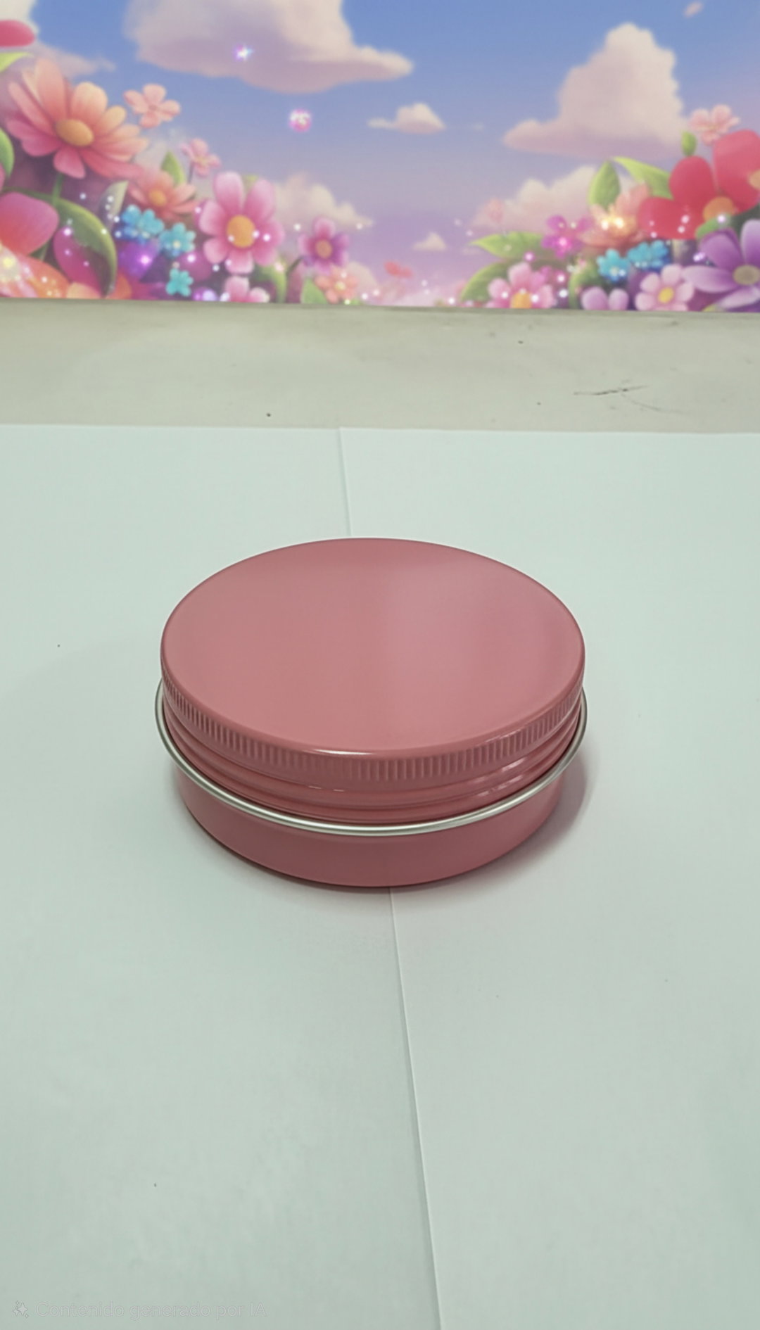 Lata rosado pastel 2 onzas unidad