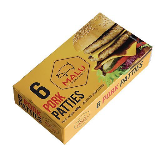 MALU PORK PATTIES 6'S 600G Code: MAPB600-U <<< Econo Foods >>>