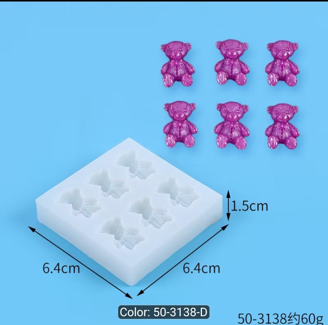 Molde mini osos _1