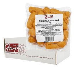 FREYS QUALITY COCKTAIL VIENNAS 6 X 1KG Code: CQVB <<< Econo Foods >>>