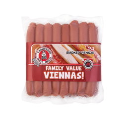THOMPSONS SMOKED VIENNAS 6 X 1KG Code: VBS61B <<< Econo Foods >>>